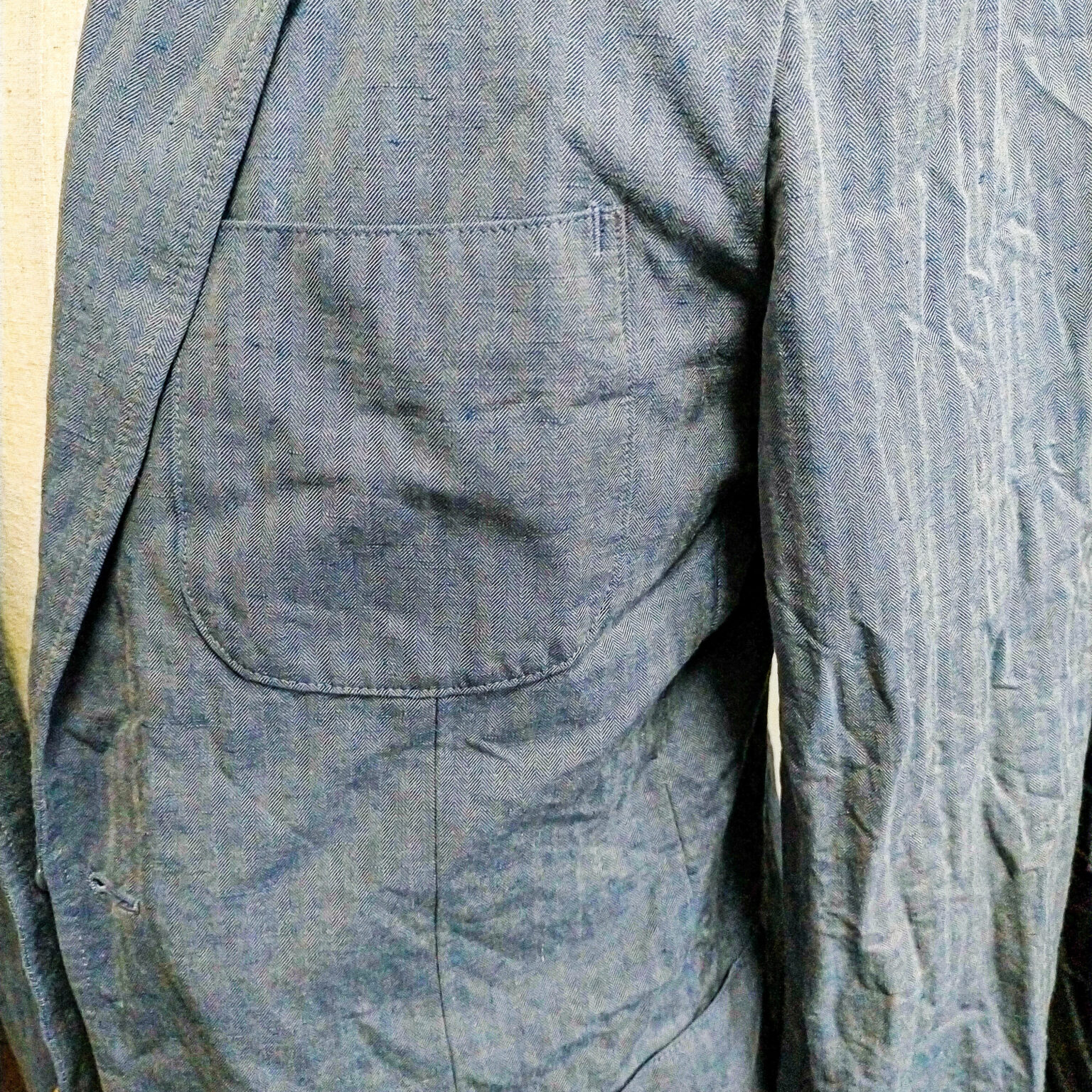 87. コットン・リネンのジャケットを洗う / N tailor design エヌ テイラー デザイン